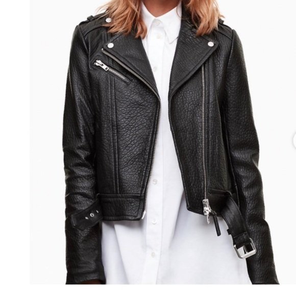 MACKAGE X ARITZIA RUMER exclusive LEATHER Motorcycle JACKET XS - Picture 1 of 12